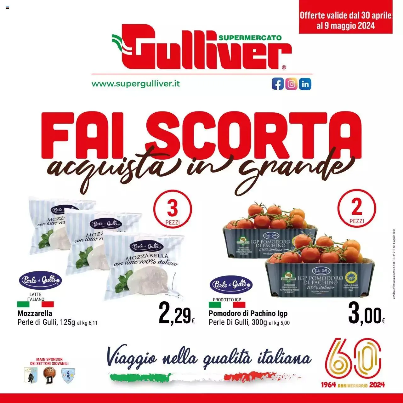 Volantino Gulliver da 30 aprile a 9 maggio di 2024 - Pagina del volantino 1