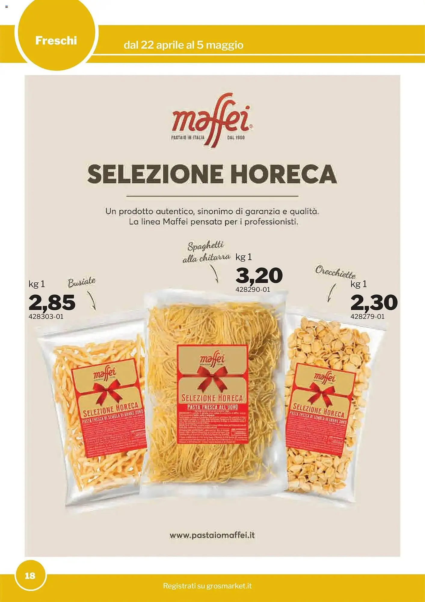 Volantino GrosMarket da 22 aprile a 5 maggio di 2026 - Pagina del volantino 18