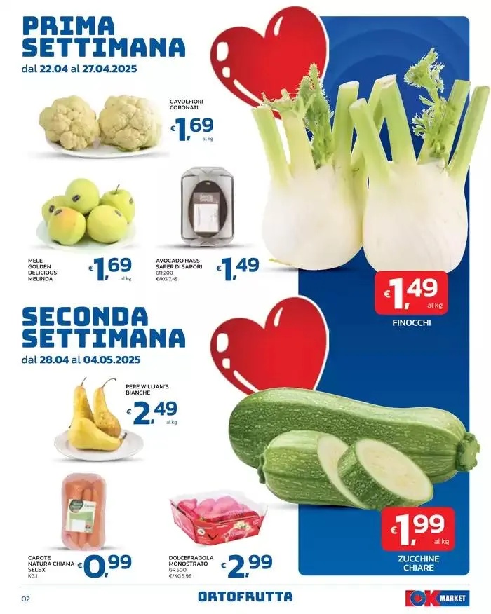 PICCOLI PREZZI da 22 aprile a 4 maggio di 2025 - Pagina del volantino 2