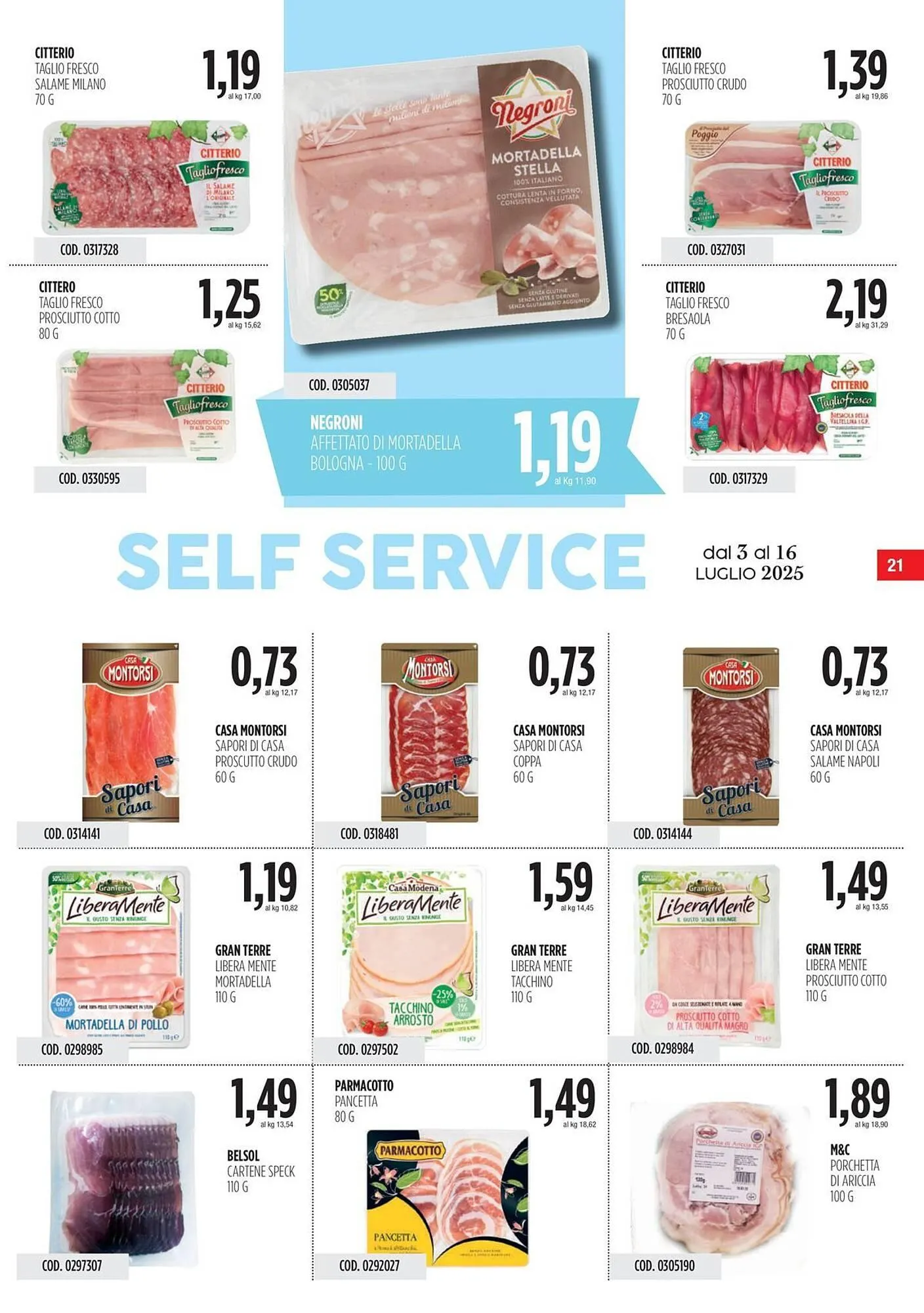 Volantino Carico Cash & Carry da 3 luglio a 16 luglio di 2025 - Pagina del volantino 21