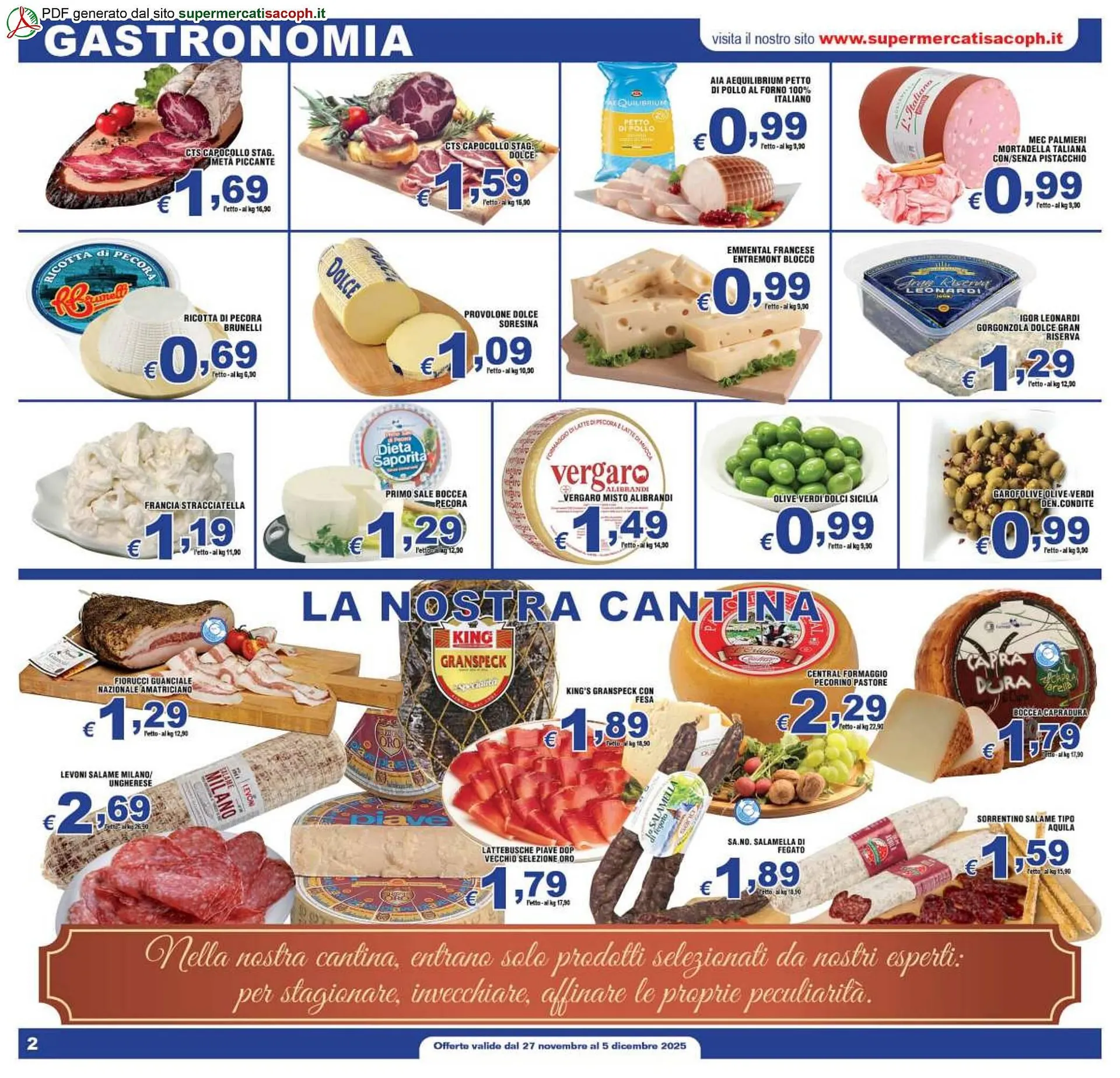 Volantino Sacoph da 27 novembre a 5 dicembre di 2025 - Pagina del volantino 2