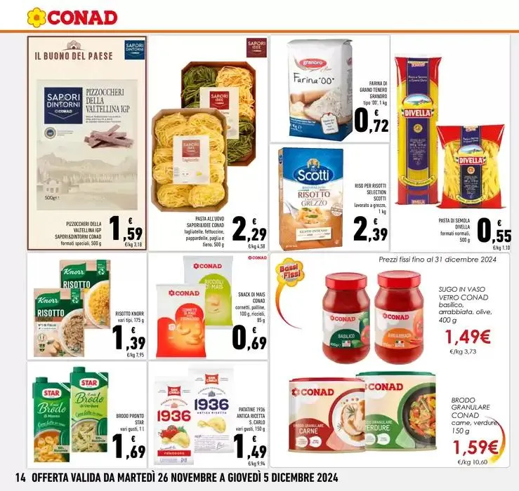 MEGA RISPARMIO da 26 novembre a 5 dicembre di 2024 - Pagina del volantino 14