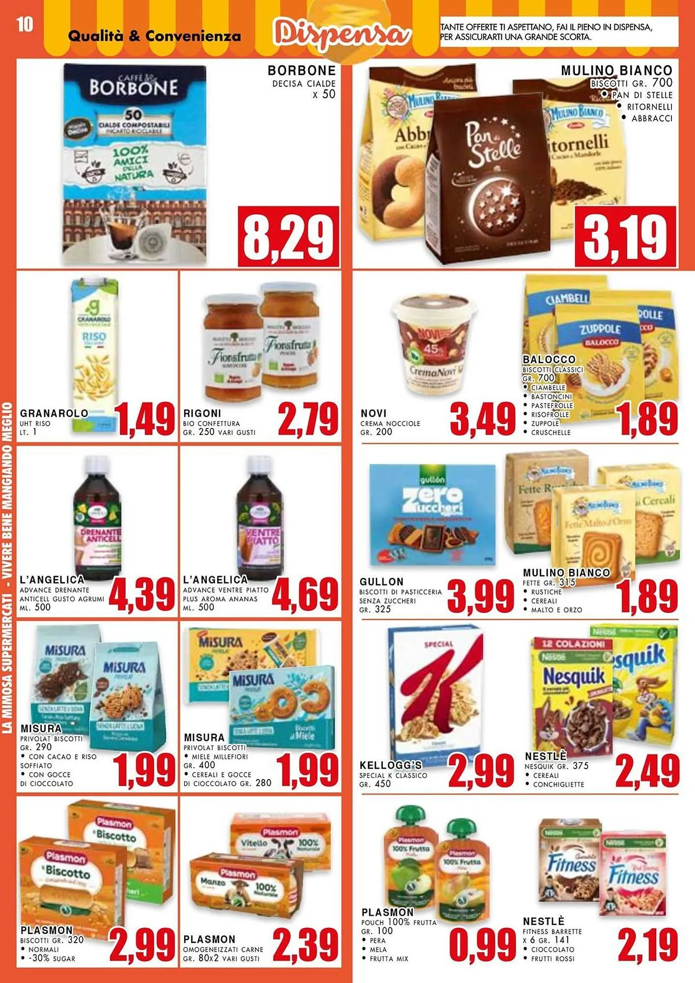 Volantino La Mimosa Supermercati da 3 giugno a 15 giugno di 2025 - Pagina del volantino 10