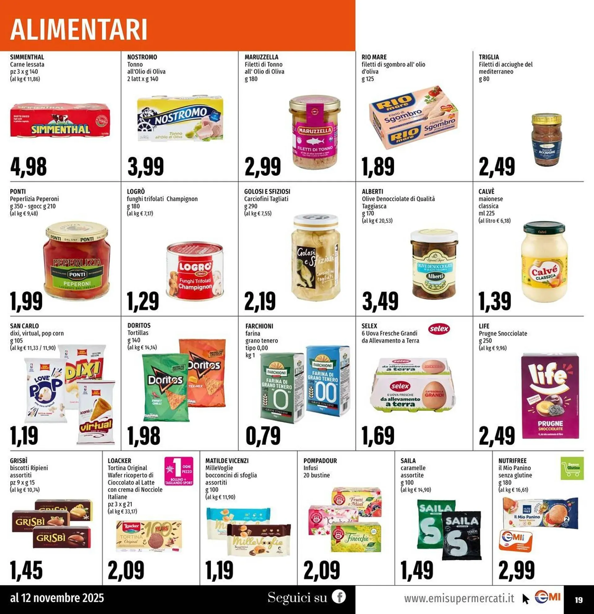 Volantino Emi Supermercati da 30 ottobre a 12 novembre di 2025 - Pagina del volantino 19
