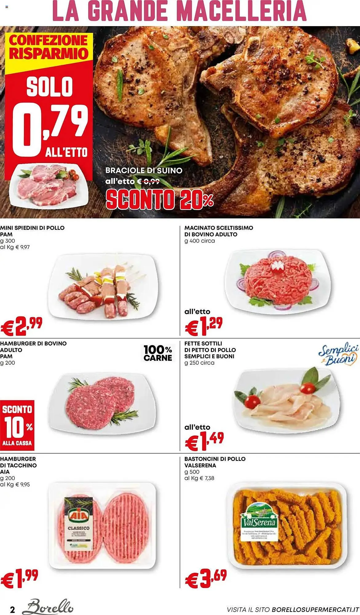 Volantino Borello Supermercati da 24 luglio a 6 agosto di 2025 - Pagina del volantino 2