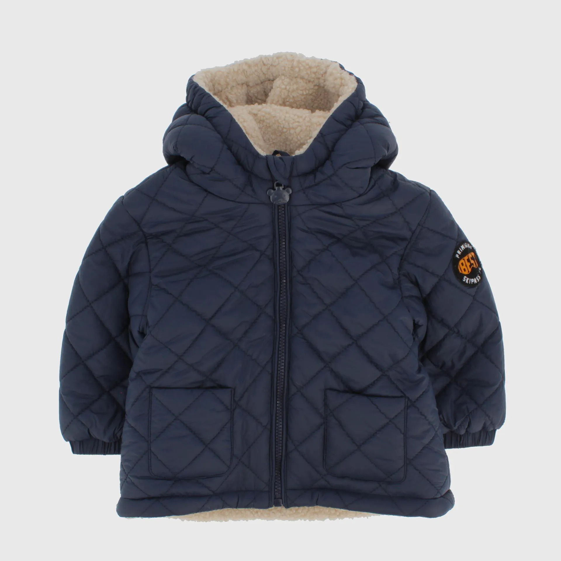 Piumino 100 grammi da neonato, blu