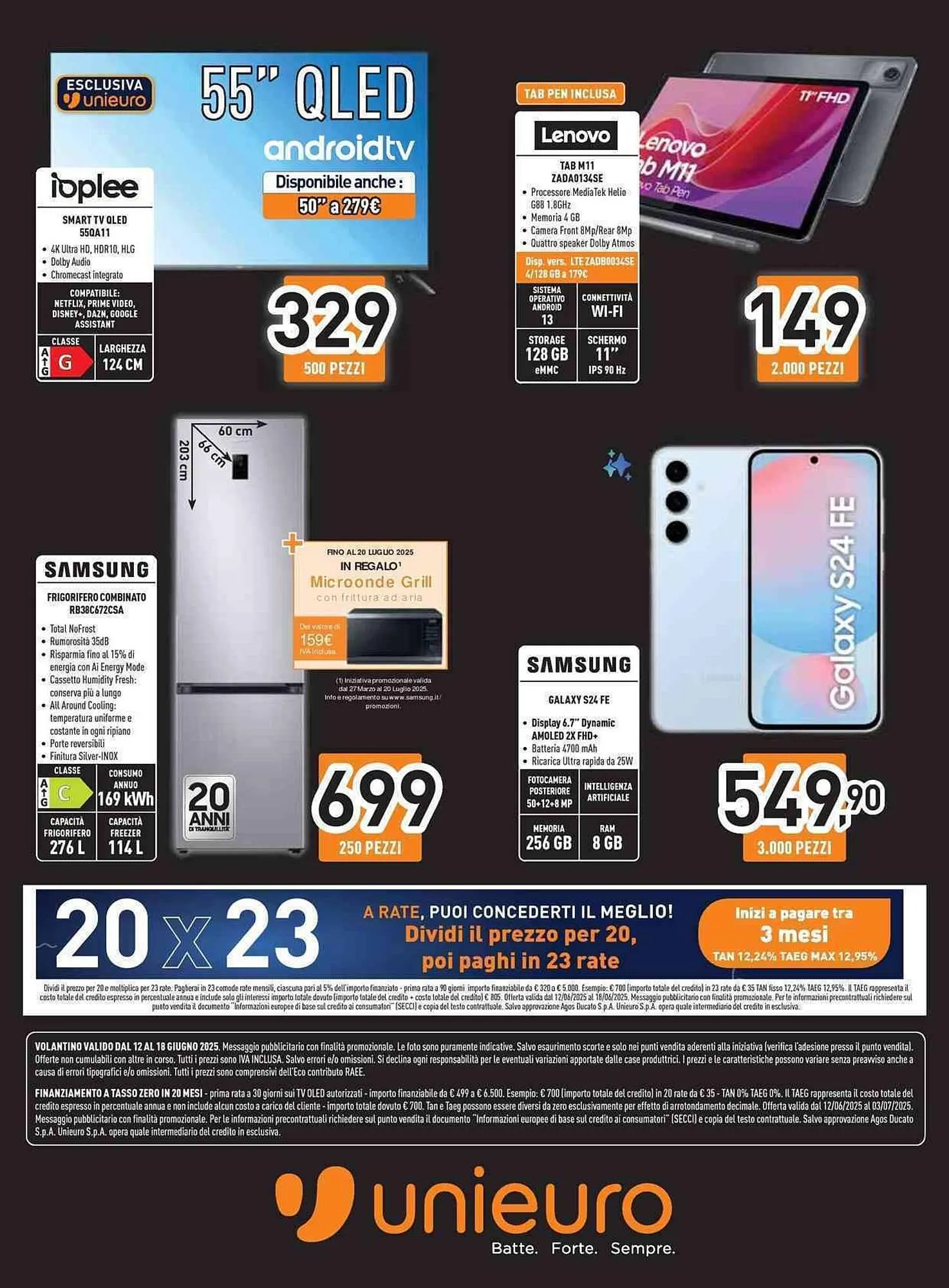 Volantino Unieuro da 12 giugno a 18 giugno di 2025 - Pagina del volantino 23