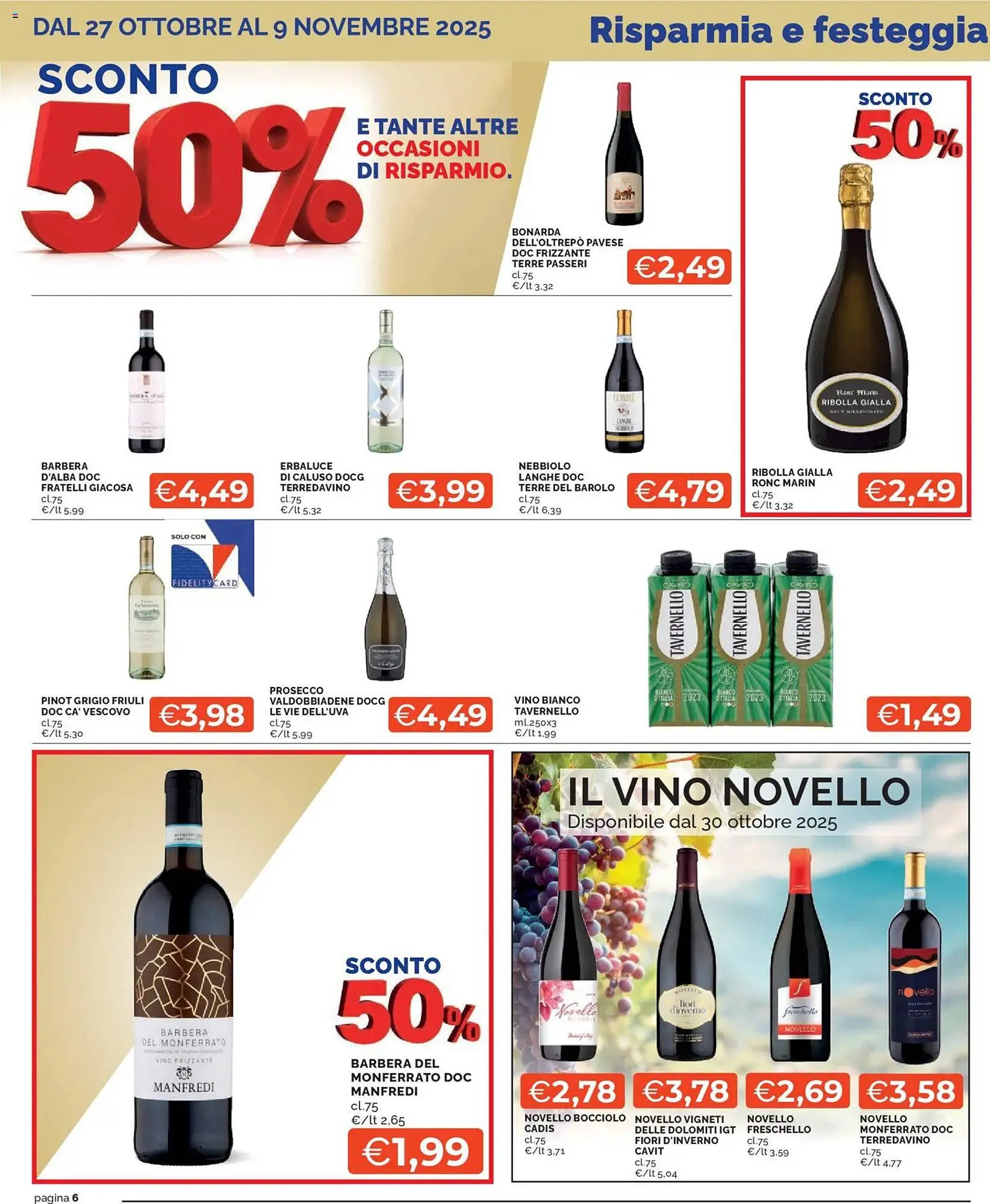 Volantino Mercatò da 27 ottobre a 9 novembre di 2025 - Pagina del volantino 6