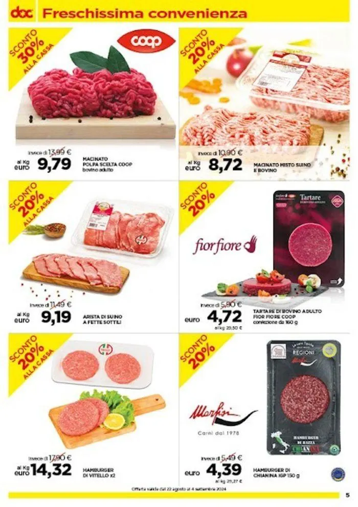 Dal 22 agosto al 4 settembre 2024 da 22 agosto a 4 settembre di 2024 - Pagina del volantino 5