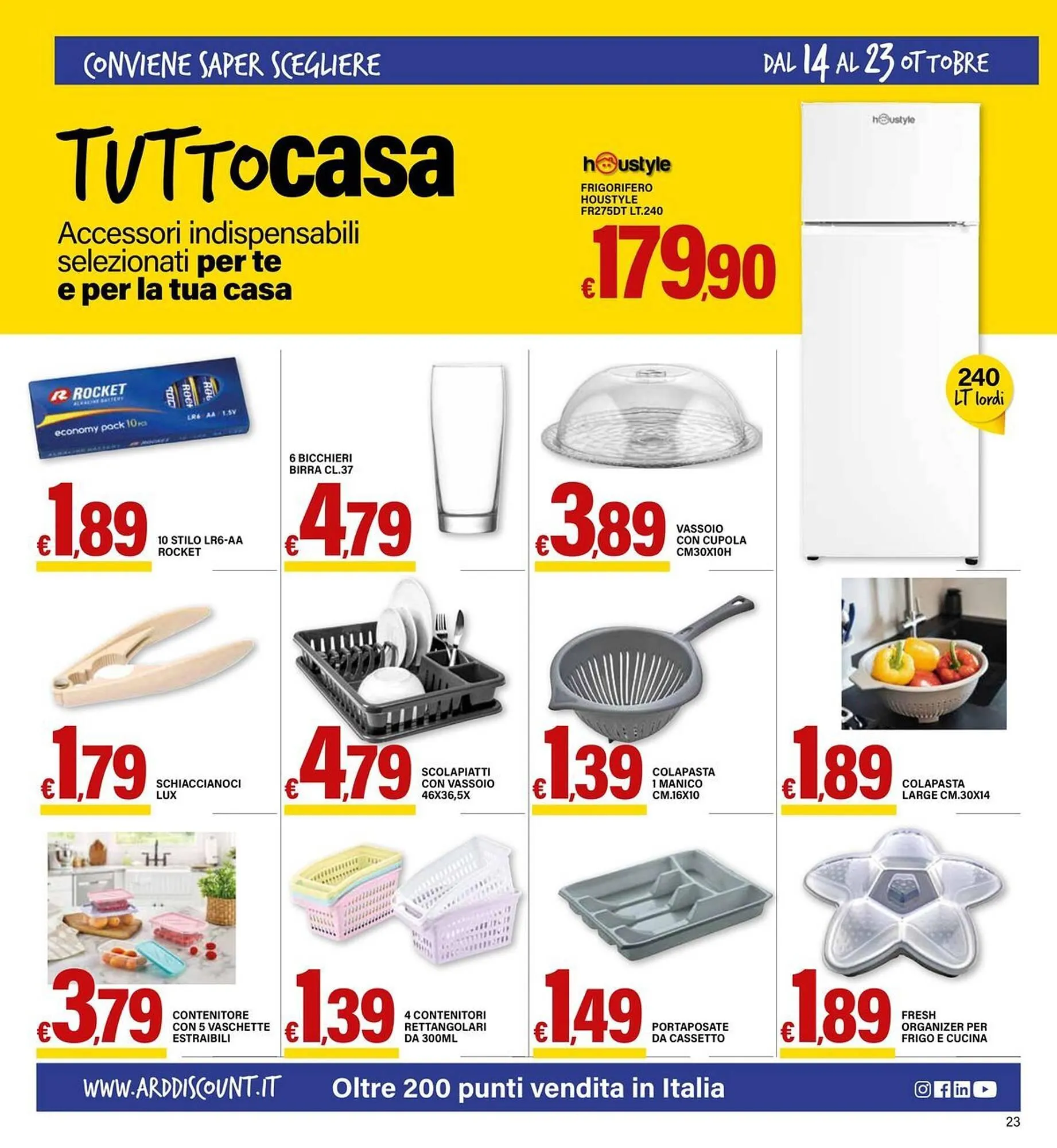 Volantino Ard Discount da 14 ottobre a 23 ottobre di 2024 - Pagina del volantino 23