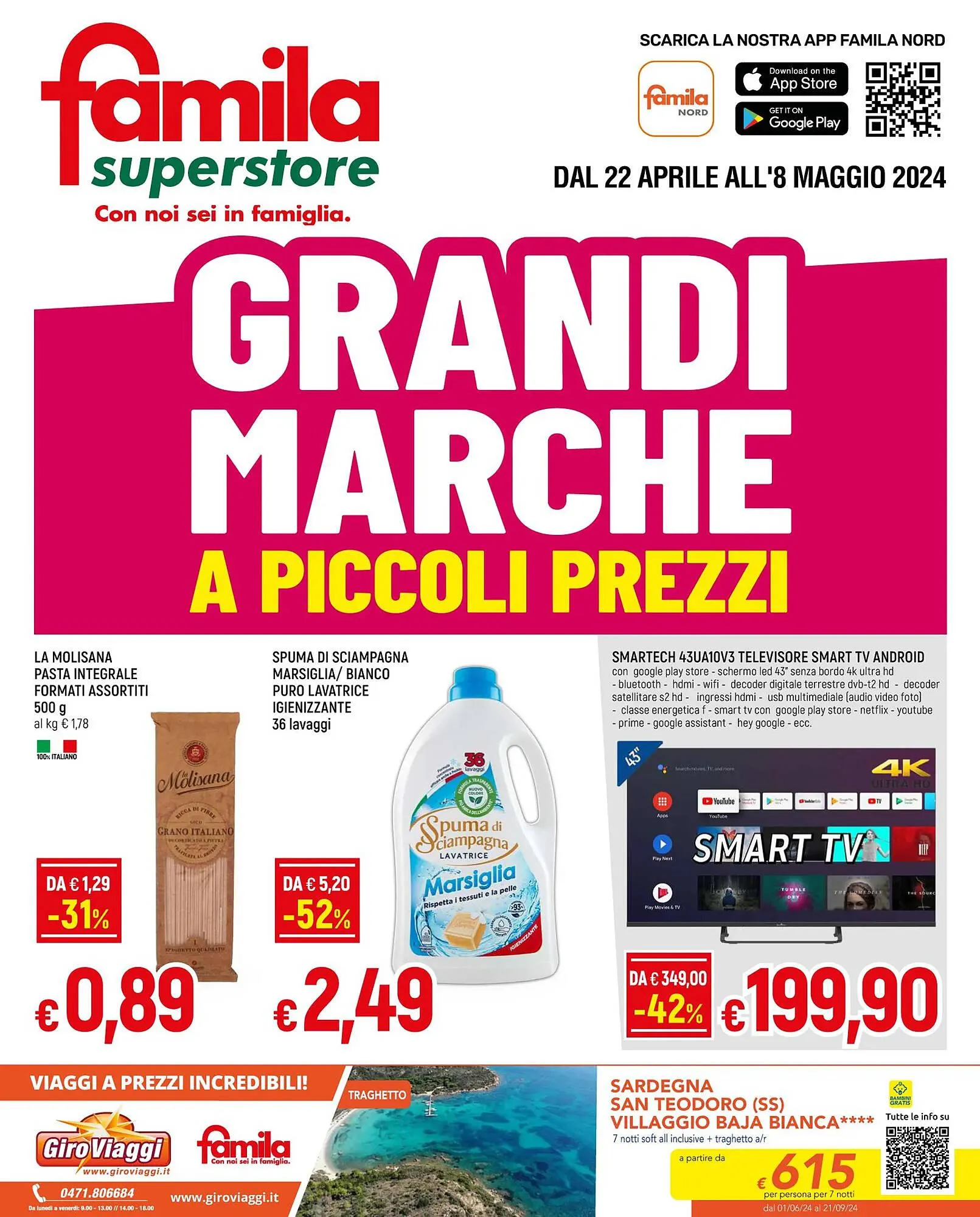 Volantino Famila Superstore da 22 aprile a 8 maggio di 2024 - Pagina del volantino 1