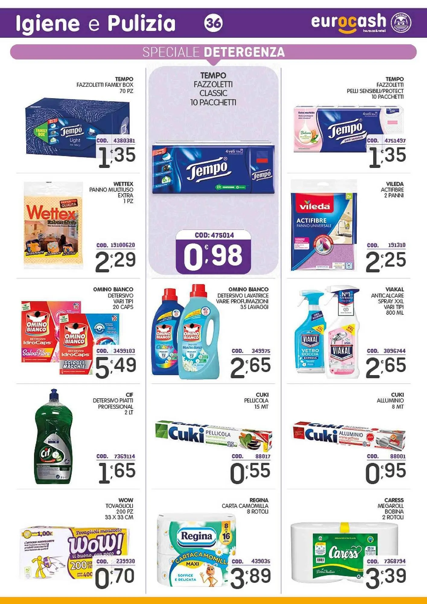 Volantino Eurocash da 27 agosto a 14 settembre di 2025 - Pagina del volantino 36