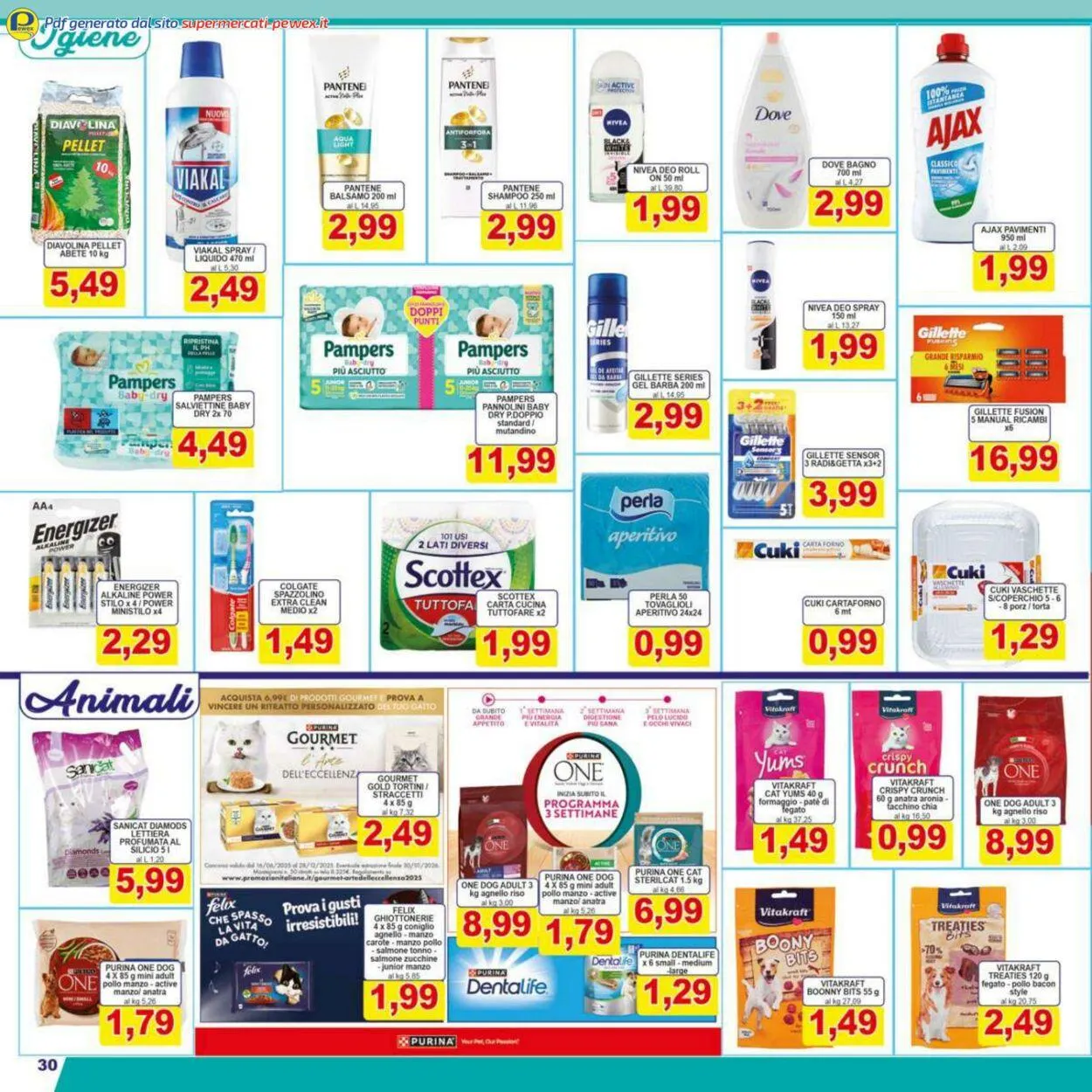 Pewex Volantino attuale da 15 dicembre a 29 dicembre di 2025 - Pagina del volantino 30