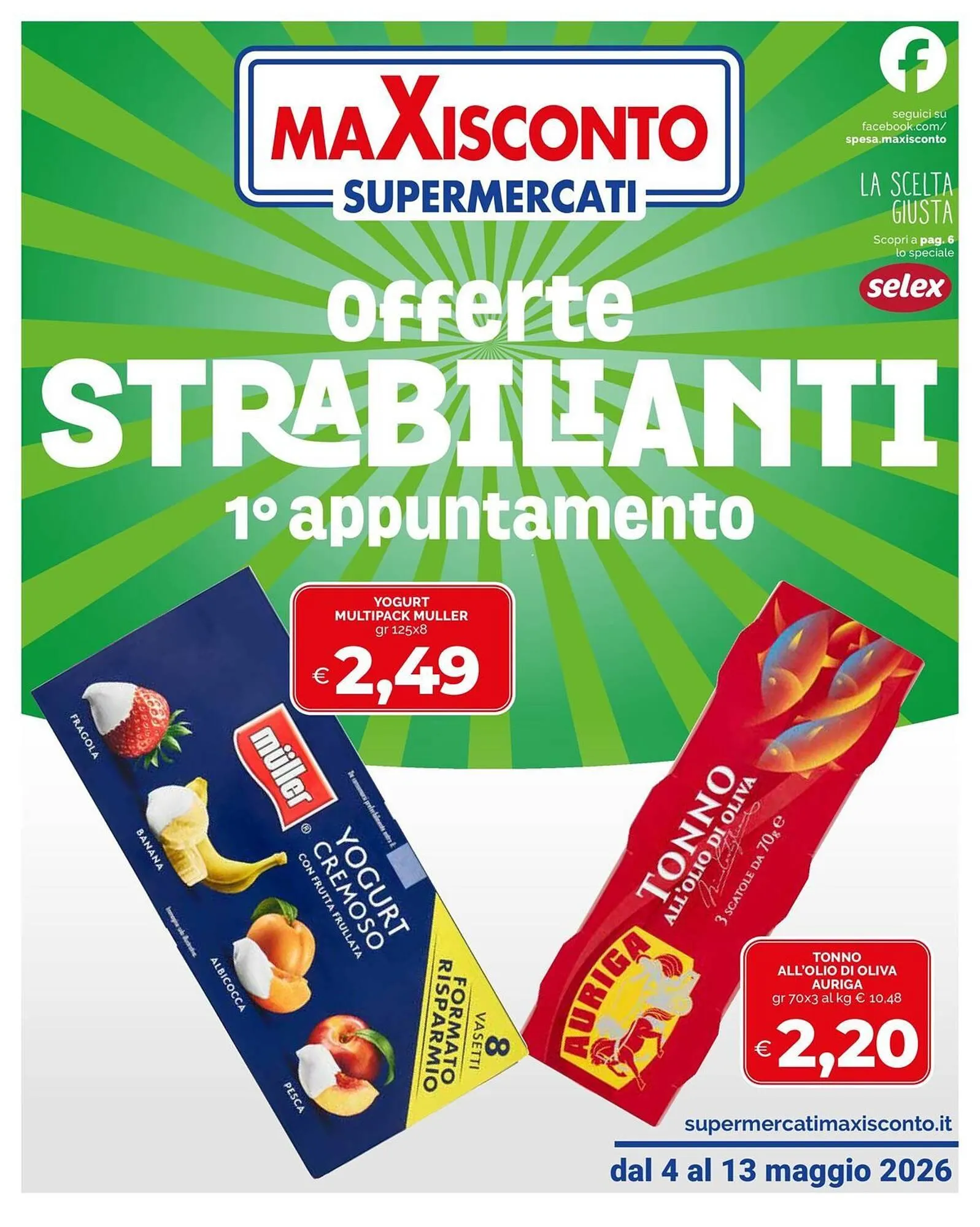 Volantino Maxisconto da 4 maggio a 13 maggio di 2026 - Pagina del volantino 1