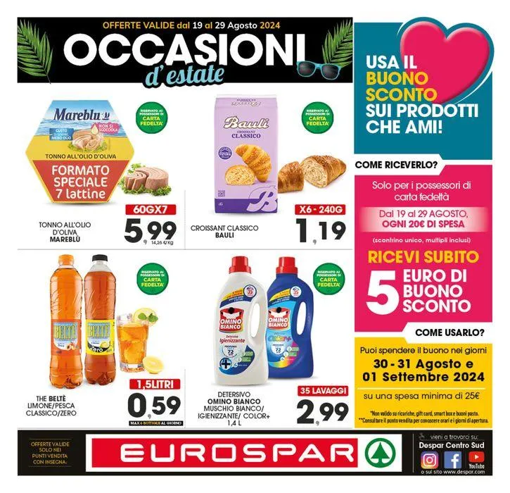 Occasioni d'estate da 19 agosto a 29 dicembre di 2024 - Pagina del volantino 1