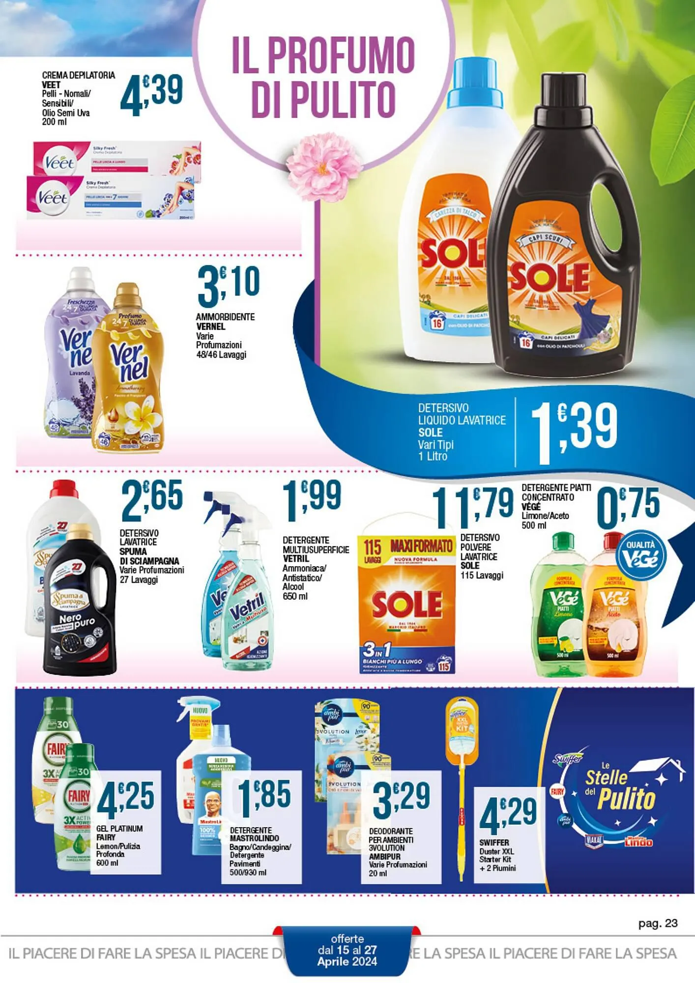 Volantino Sidis superstore da 15 aprile a 27 aprile di 2024 - Pagina del volantino 23