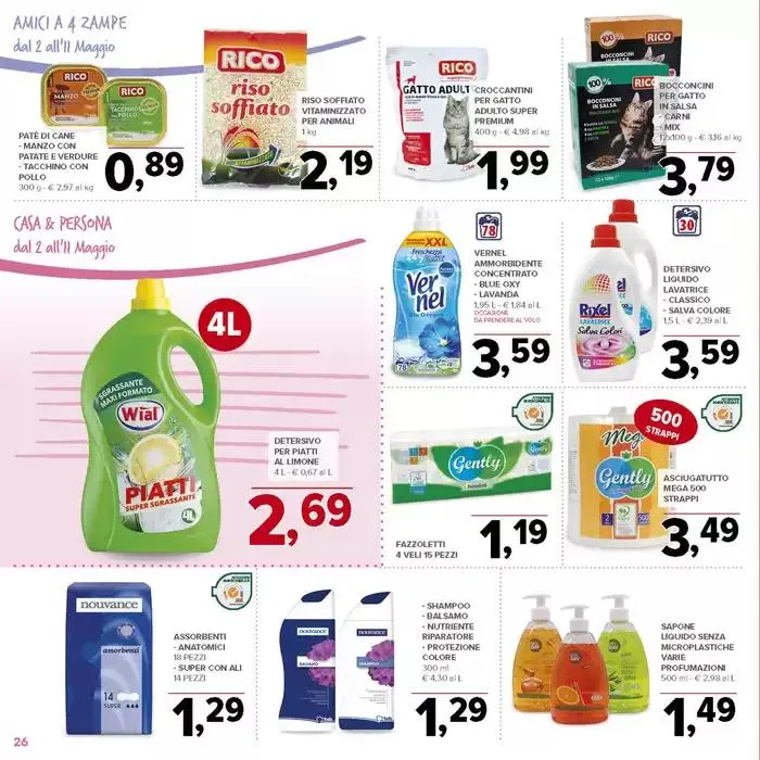 Prendi 2, paghi 1 da 2 maggio a 11 maggio di 2025 - Pagina del volantino 26