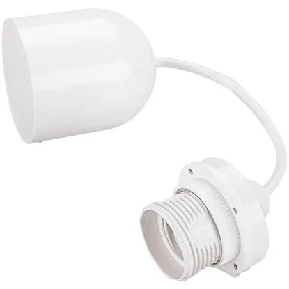 Punto luce da soffitto con 80 cm di cavo e portalampada E27