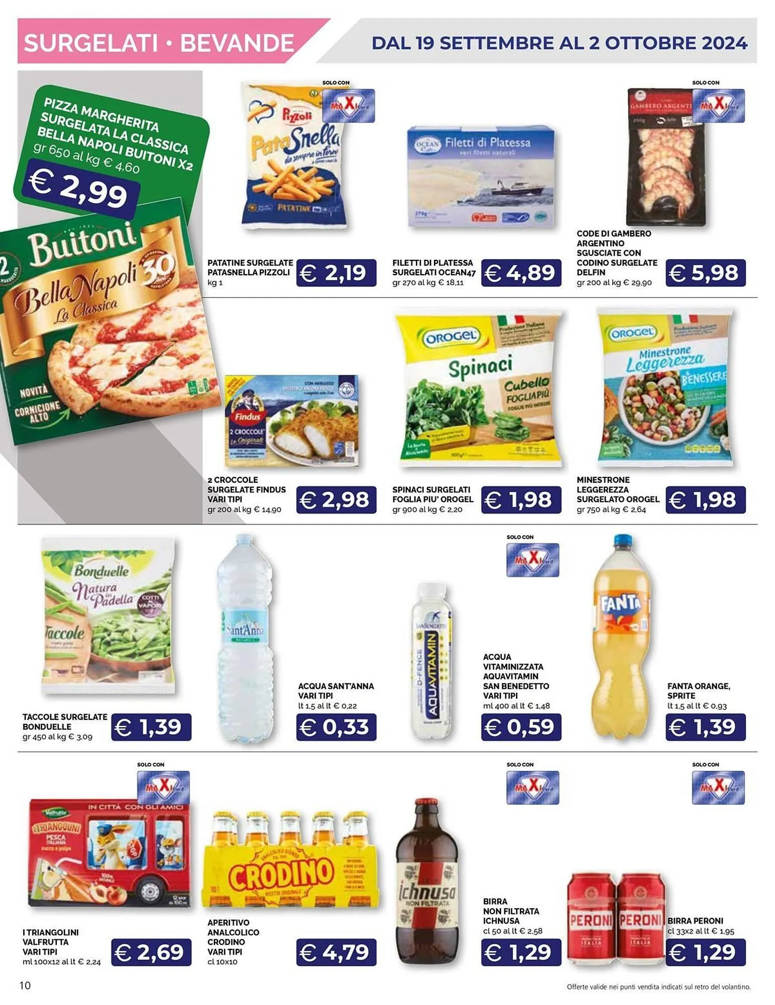 Volantino Maxisconto da 19 settembre a 2 ottobre di 2024 - Pagina del volantino 10