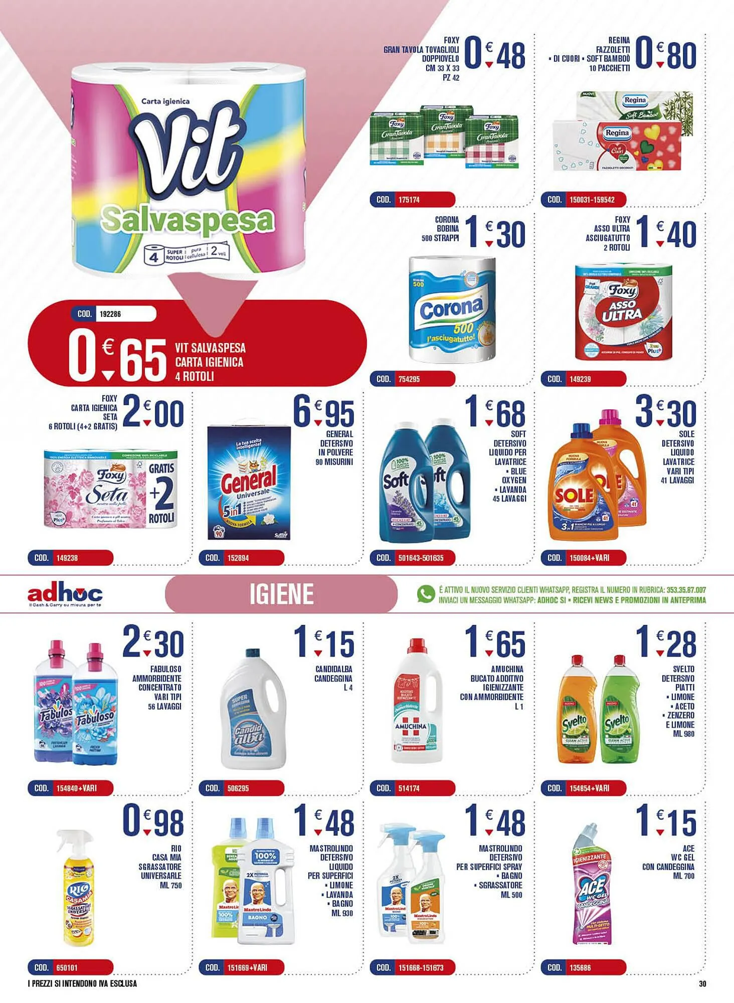 Volantino Adhoc da 2 aprile a 14 aprile di 2024 - Pagina del volantino 30