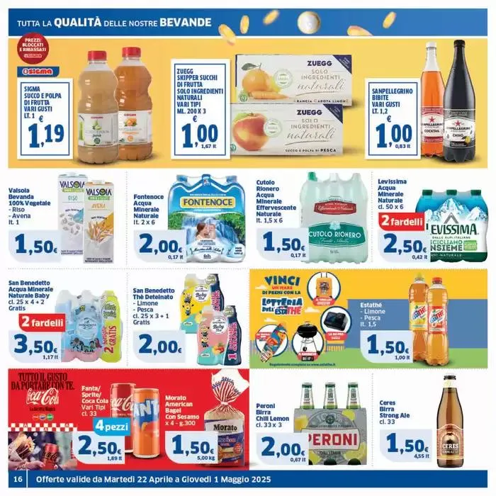 Nuova apertura da 22 aprile a 1 maggio di 2025 - Pagina del volantino 16