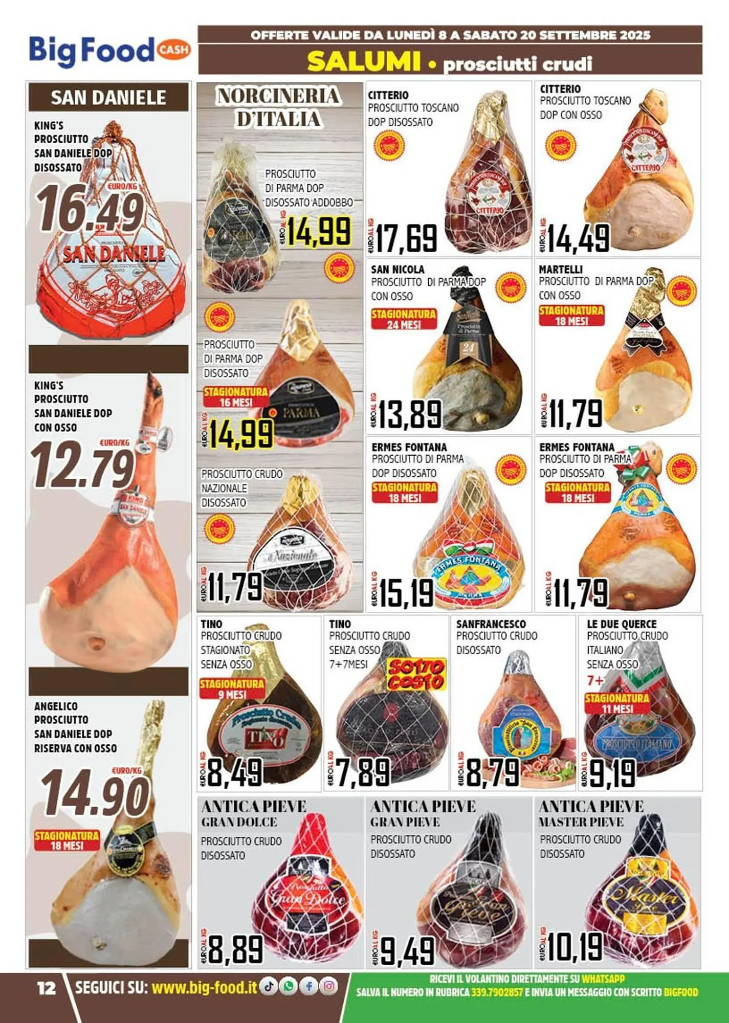 Volantino Big Food da 8 settembre a 20 settembre di 2025 - Pagina del volantino 12