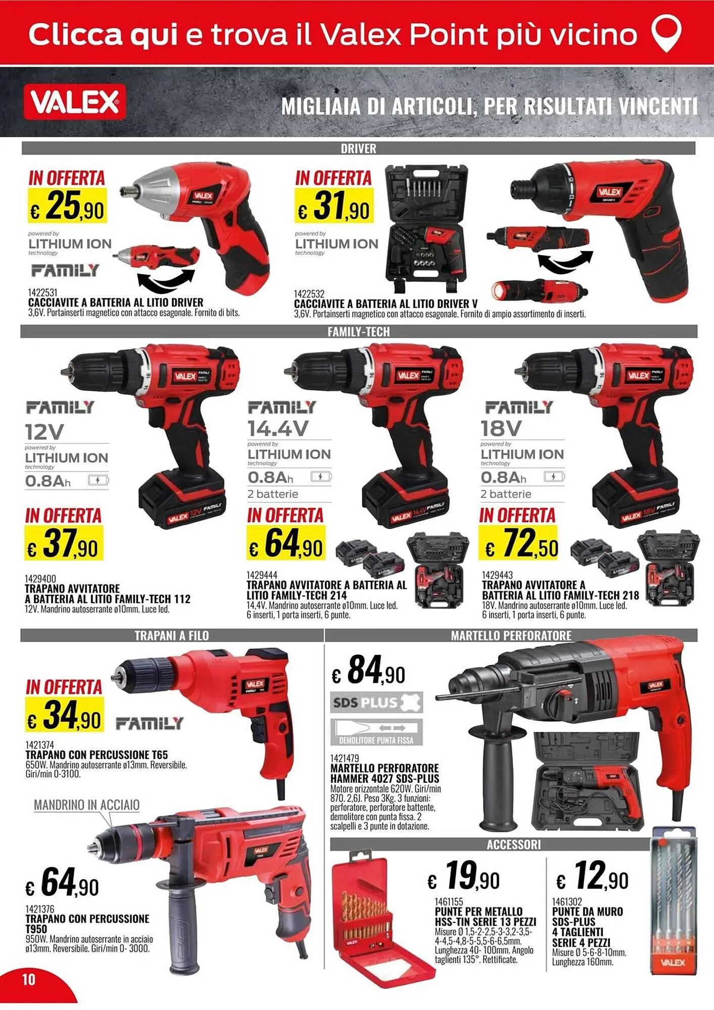 Volantino Valex da 13 gennaio a 22 marzo di 2026 - Pagina del volantino 10