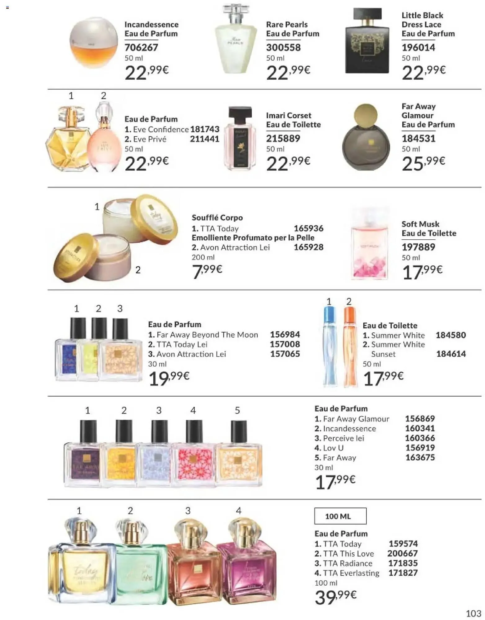 Catalogo Avon da 1 marzo a 31 marzo di 2026 - Pagina del volantino 103