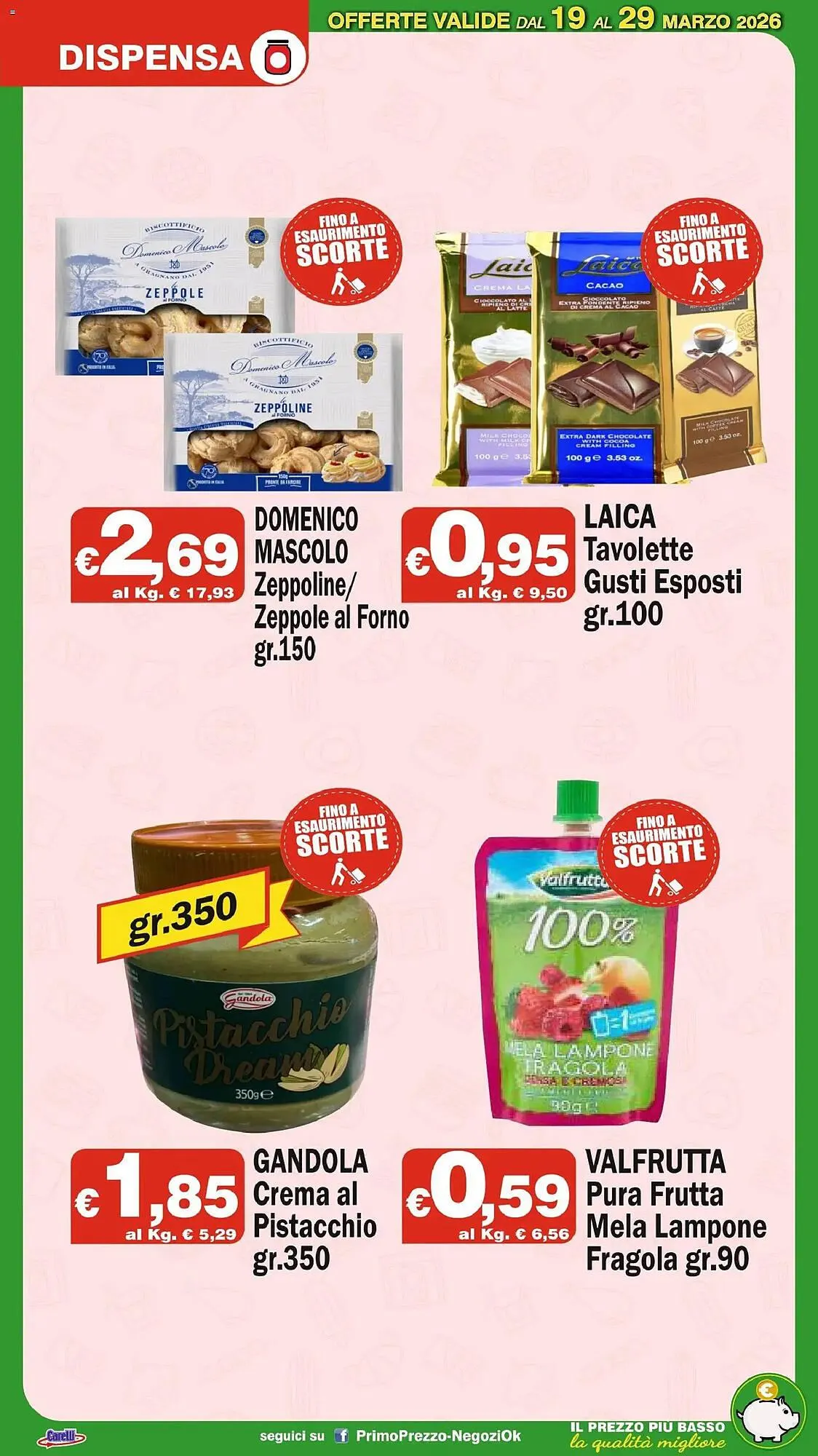 Volantino Primo Prezzo da 19 marzo a 29 marzo di 2026 - Pagina del volantino 20