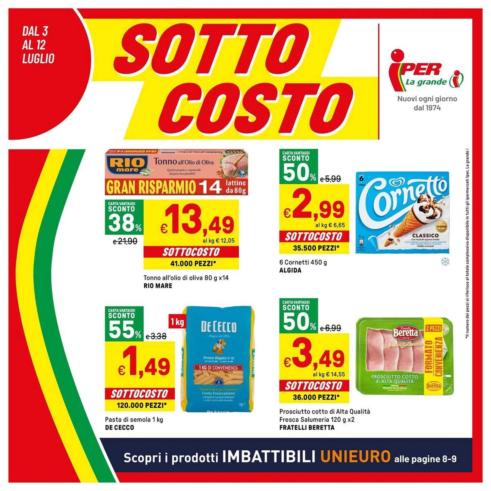 Volantino Iper La Grande da 3 luglio a 12 luglio di 2025 - Pagina del volantino 1