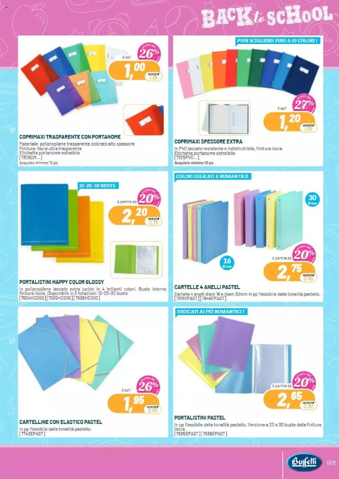 Volantino Buffetti da 1 luglio a 30 settembre di 2023 - Pagina del volantino 27