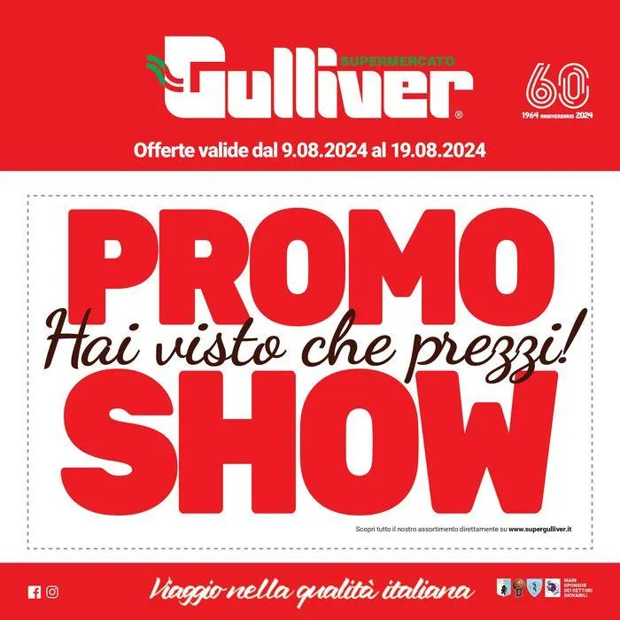 Promo show da 9 agosto a 19 agosto di 2024 - Pagina del volantino 1