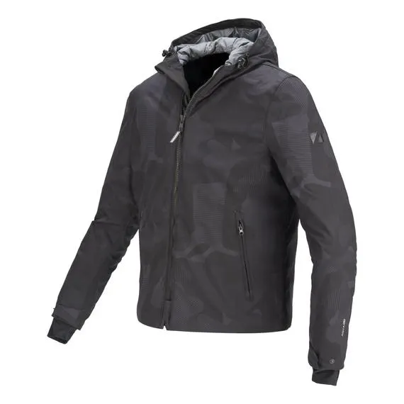 Giacca da moto Yolo Aqvadry Camo Nero/Grigio