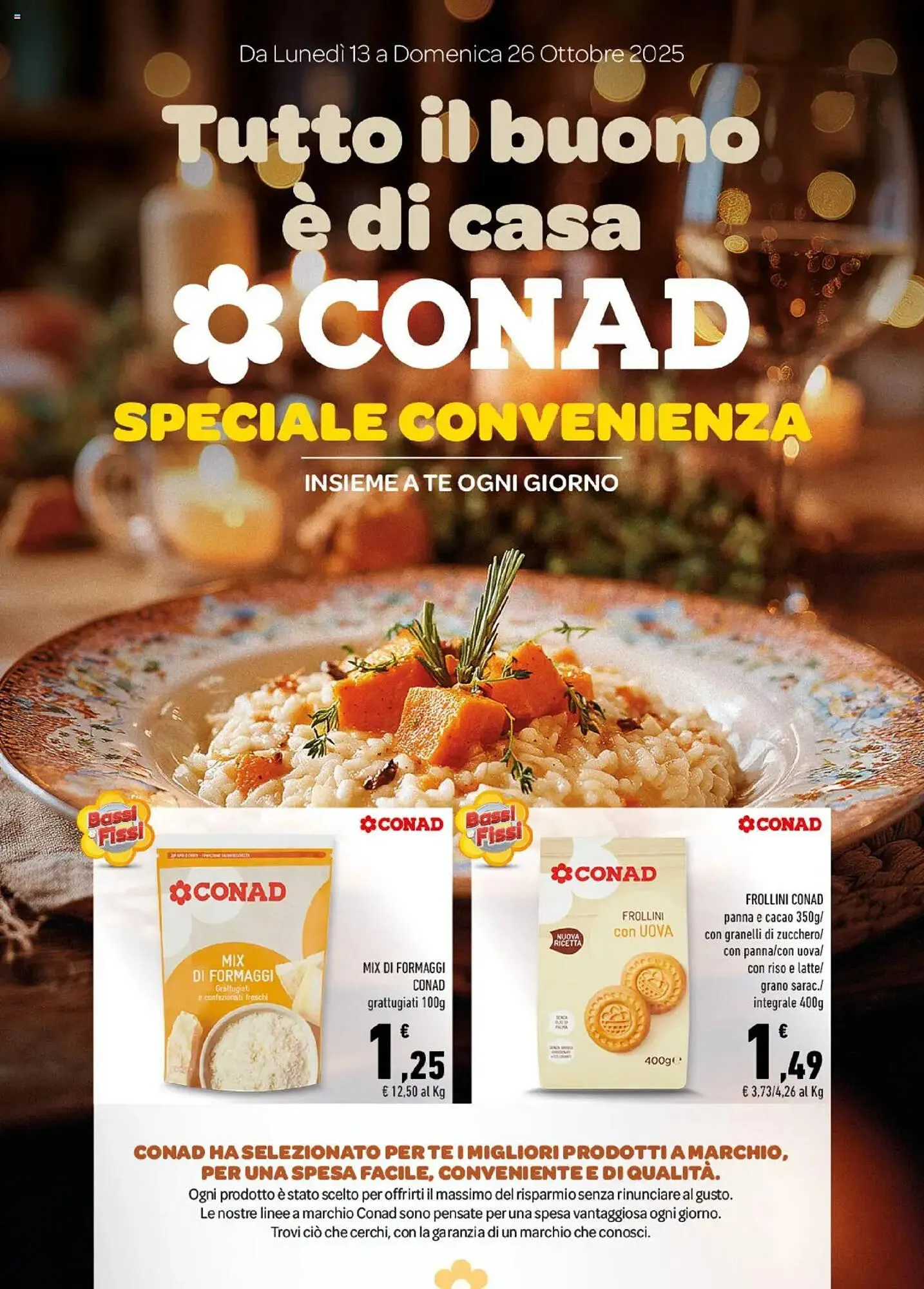 Volantino Conad da 13 ottobre a 26 ottobre di 2025 - Pagina del volantino 1