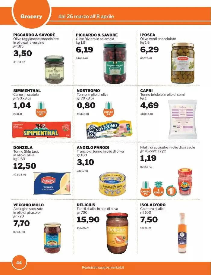 Food&Beverage da 26 marzo a 8 aprile di 2025 - Pagina del volantino 44