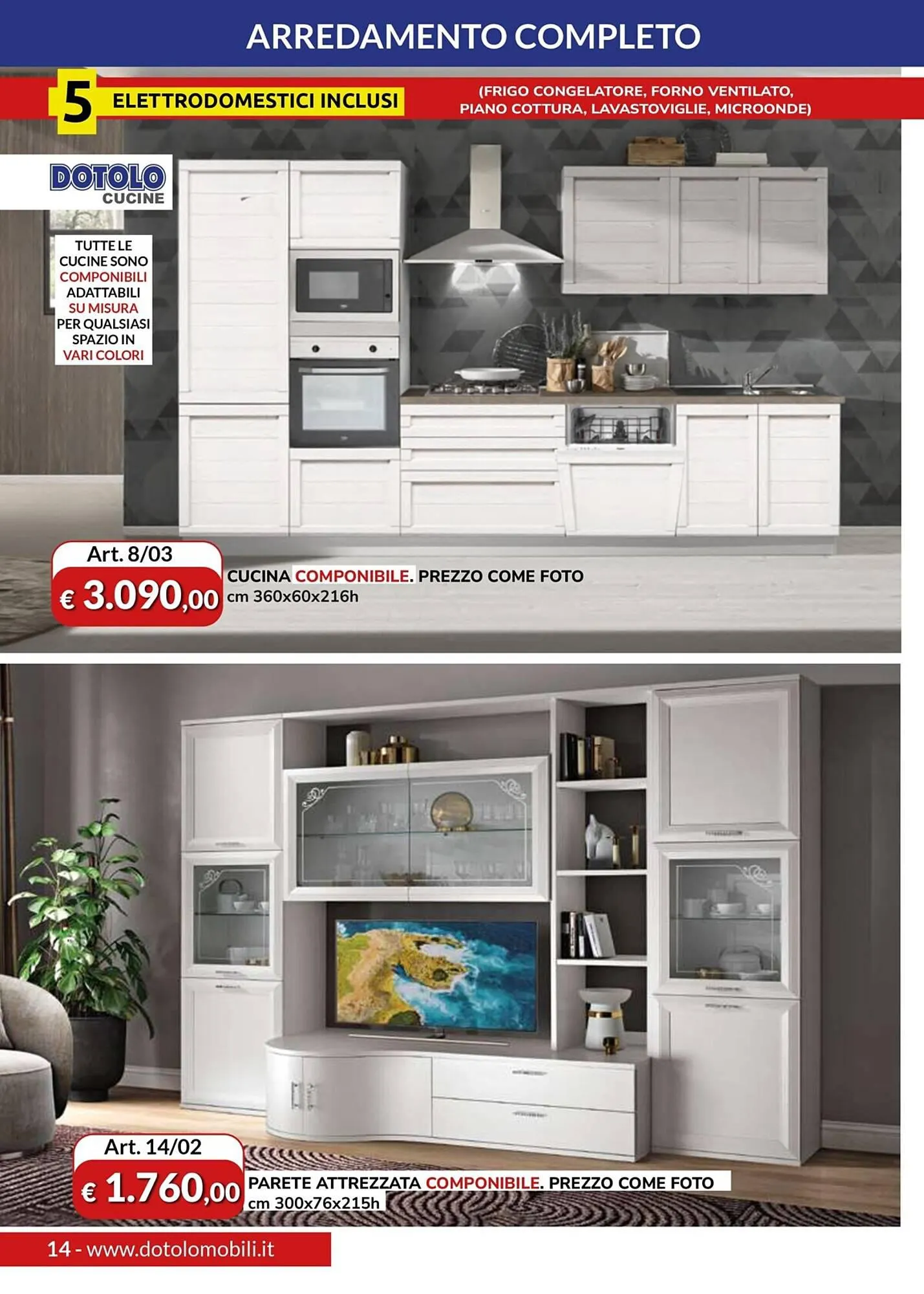 Volantino Dotolo Mobili da 12 luglio a 31 dicembre di 2024 - Pagina del volantino 14