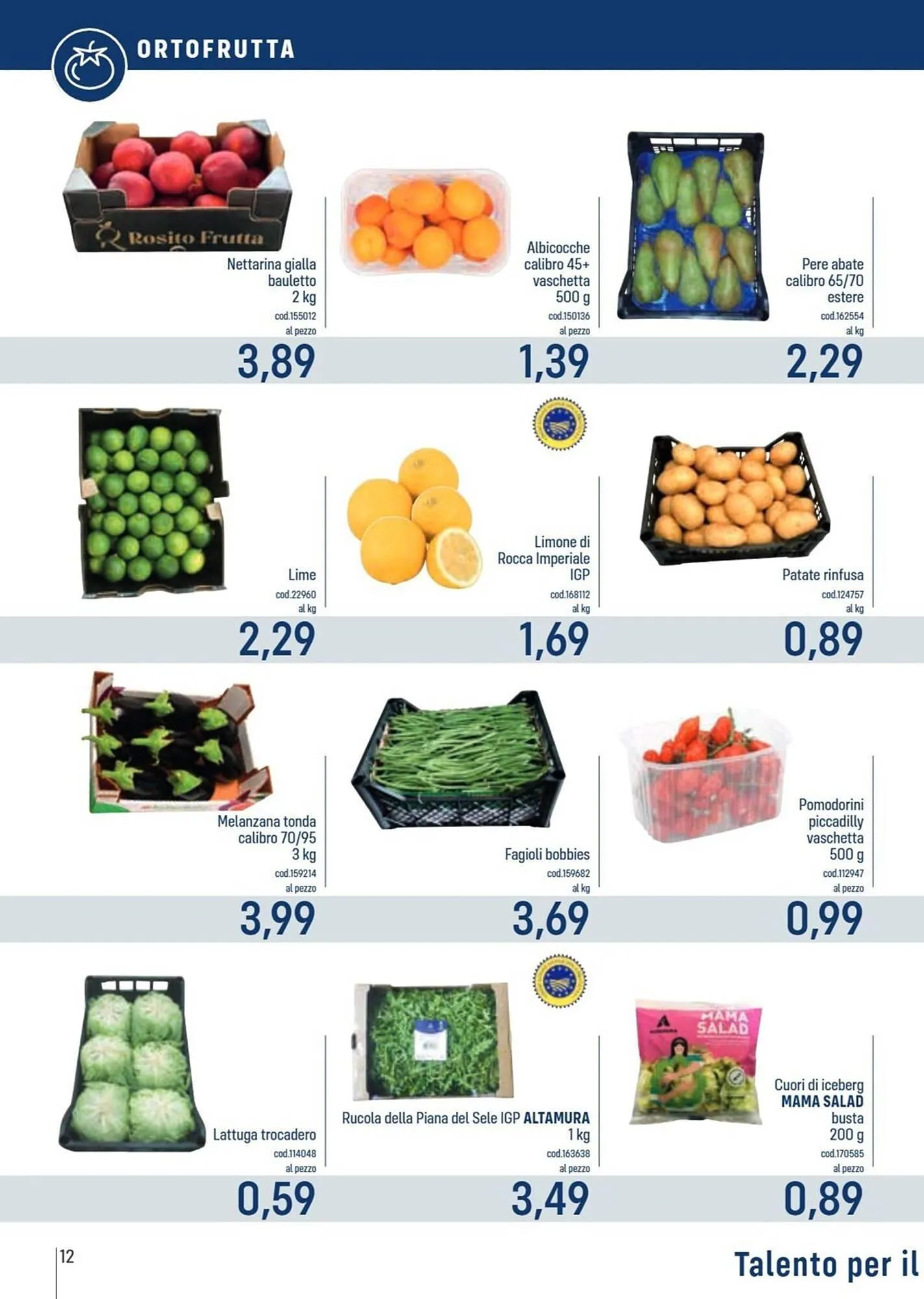 Volantino Talento Professional Store da 2 giugno a 15 giugno di 2025 - Pagina del volantino 12