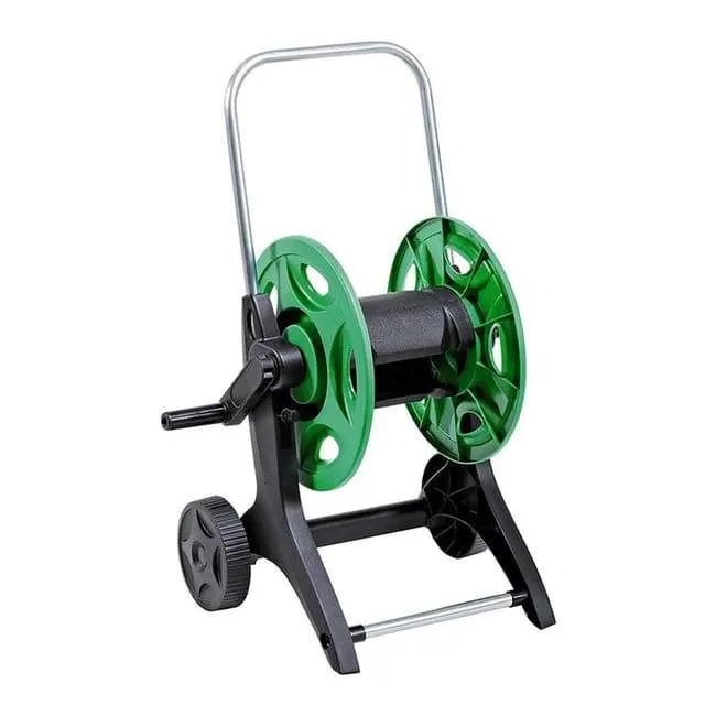Carrello Avvolgitubo Rapid 50 Abs Acciaio Tubo Acqua Irrigazione Giardinaggio