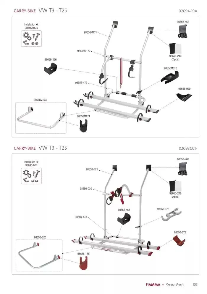 Spare parts catalogo 2025 da 14 gennaio a 31 dicembre di 2025 - Pagina del volantino 103