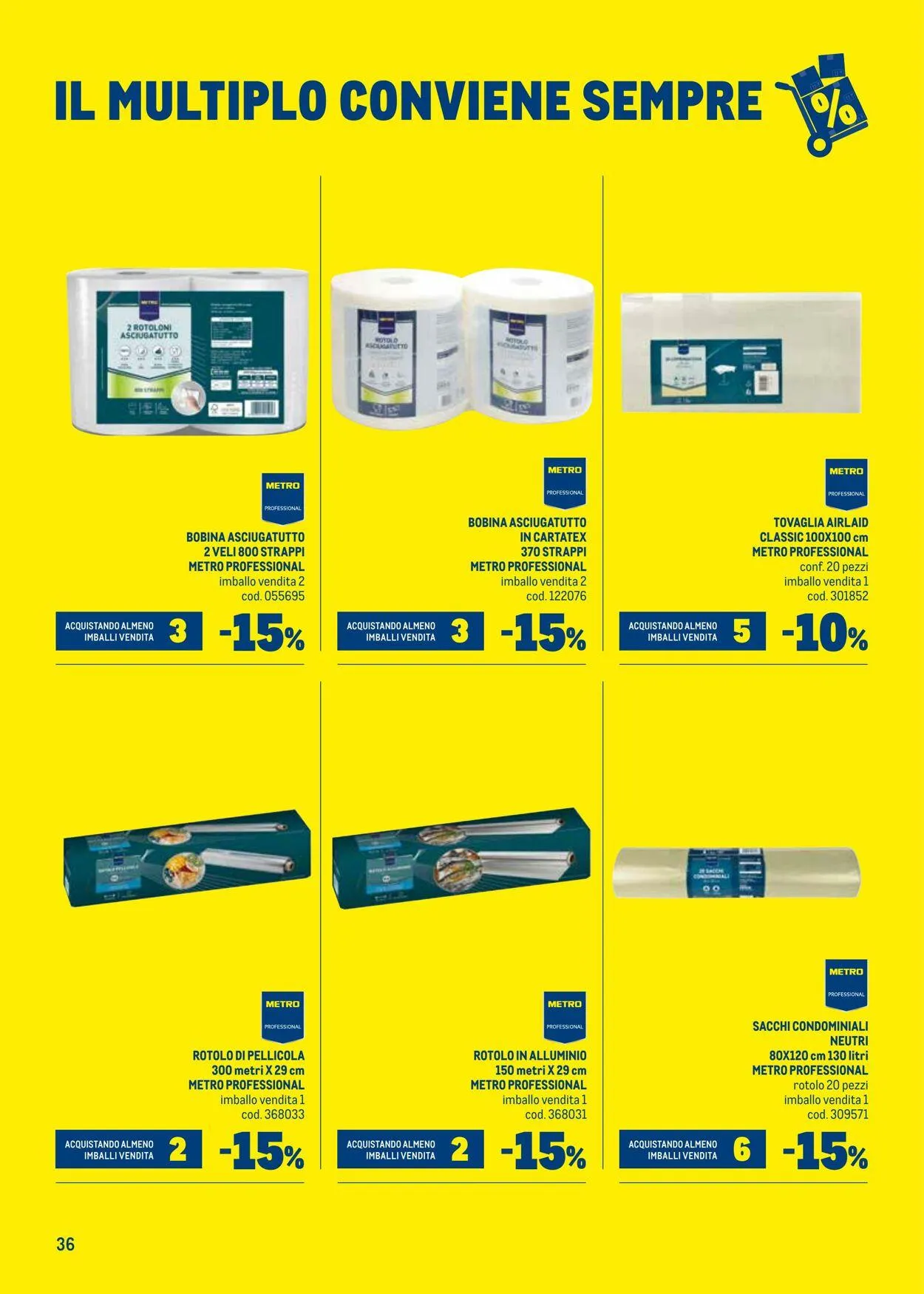 Metro Volantino attuale da 8 ottobre a 22 ottobre di 2025 - Pagina del volantino 36