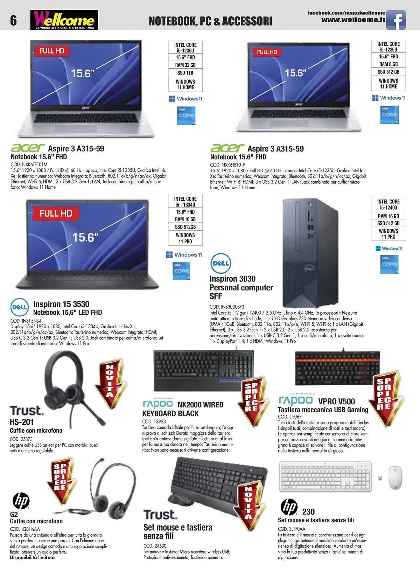 Volantino Wellcome da 17 aprile a 1 novembre di 2025 - Pagina del volantino 6