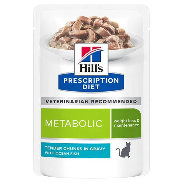 Hill's Pet Nutrition - Prescription Diet Metabolic con Pesce Oceanico in Bocconcini