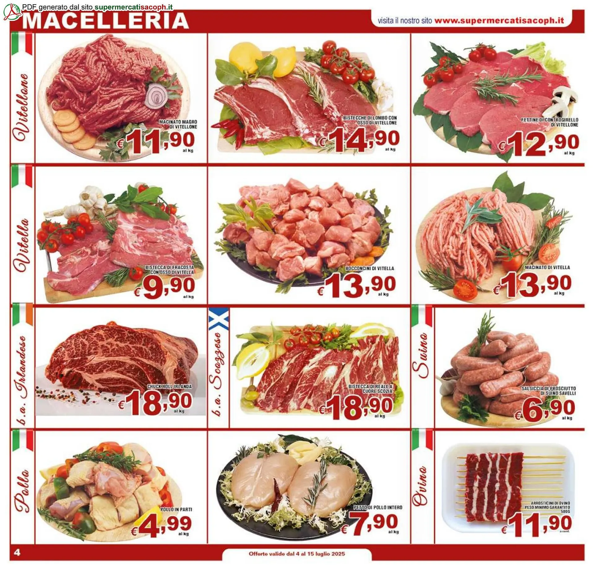 Volantino Sacoph da 4 luglio a 15 luglio di 2025 - Pagina del volantino 4