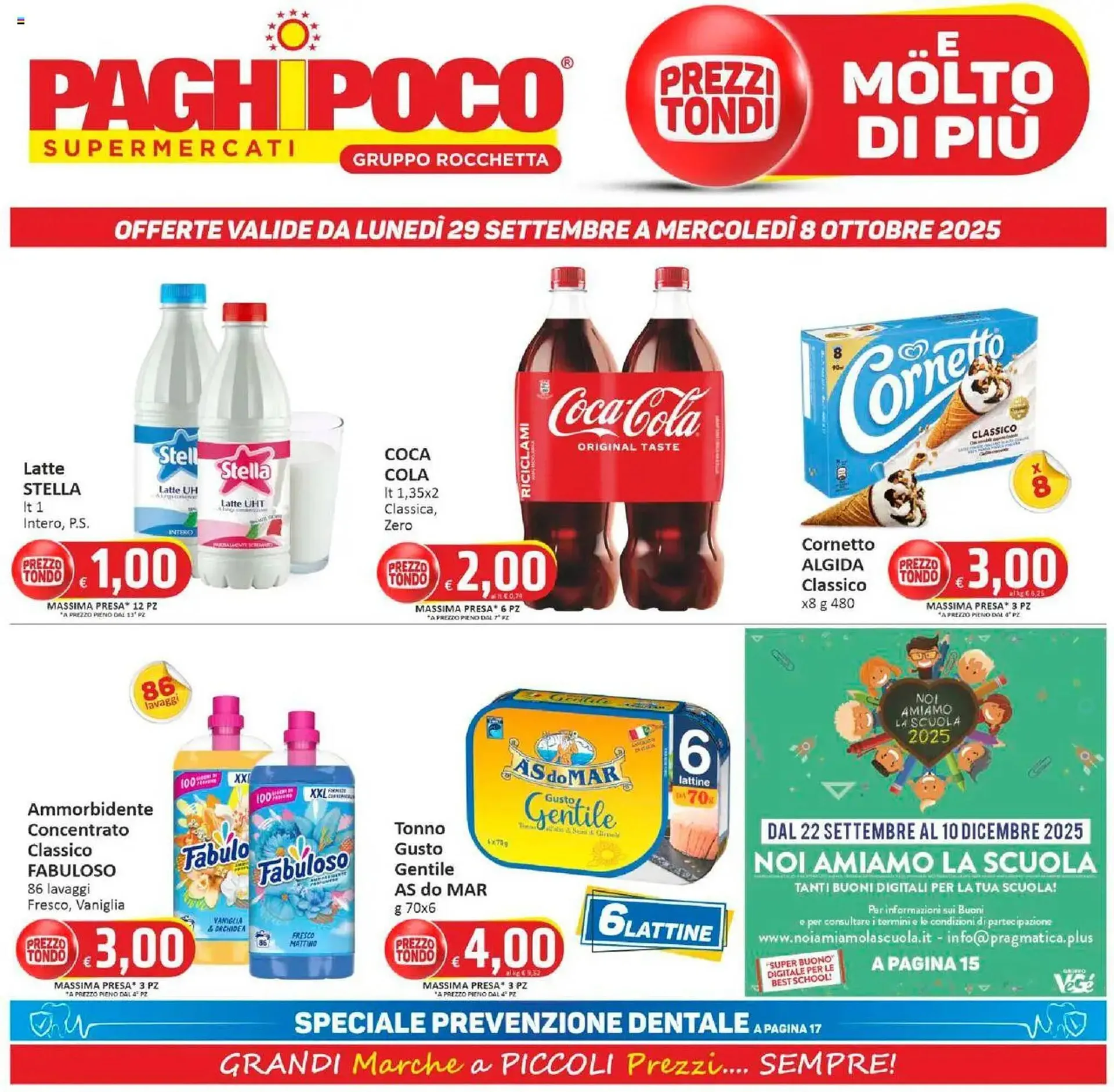 Volantino Paghi Poco da 29 settembre a 8 ottobre di 2025 - Pagina del volantino 1