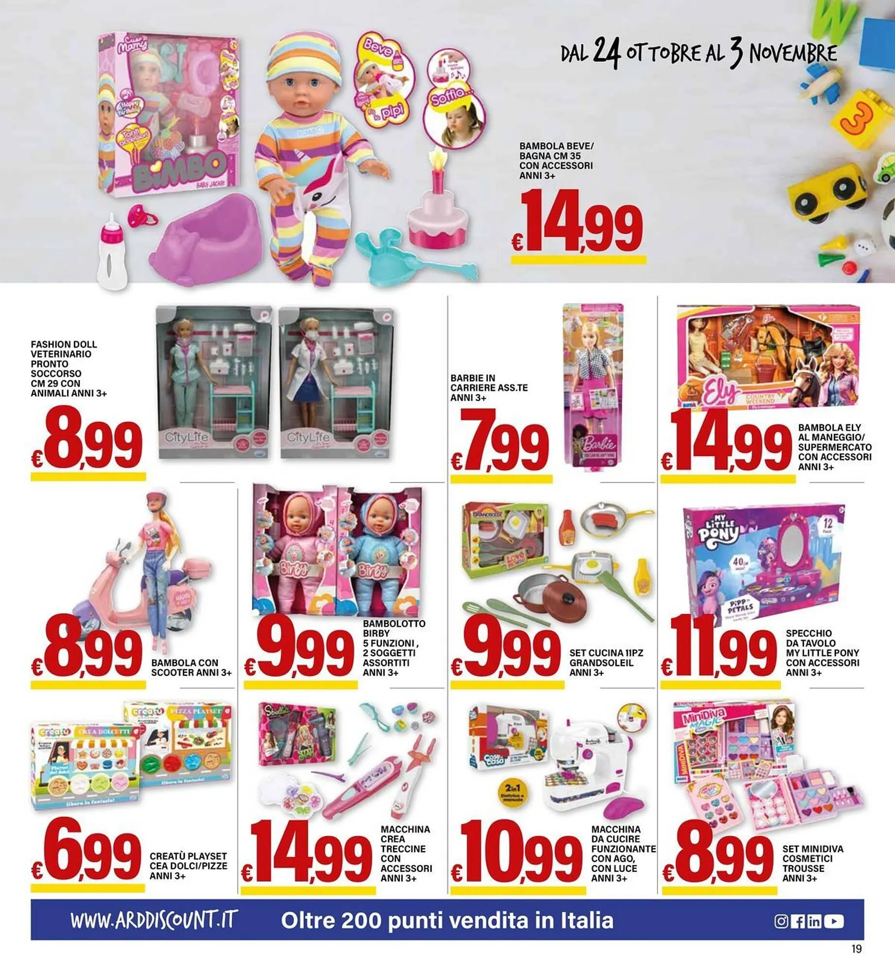 Volantino Ard Discount da 24 ottobre a 3 novembre di 2024 - Pagina del volantino 19
