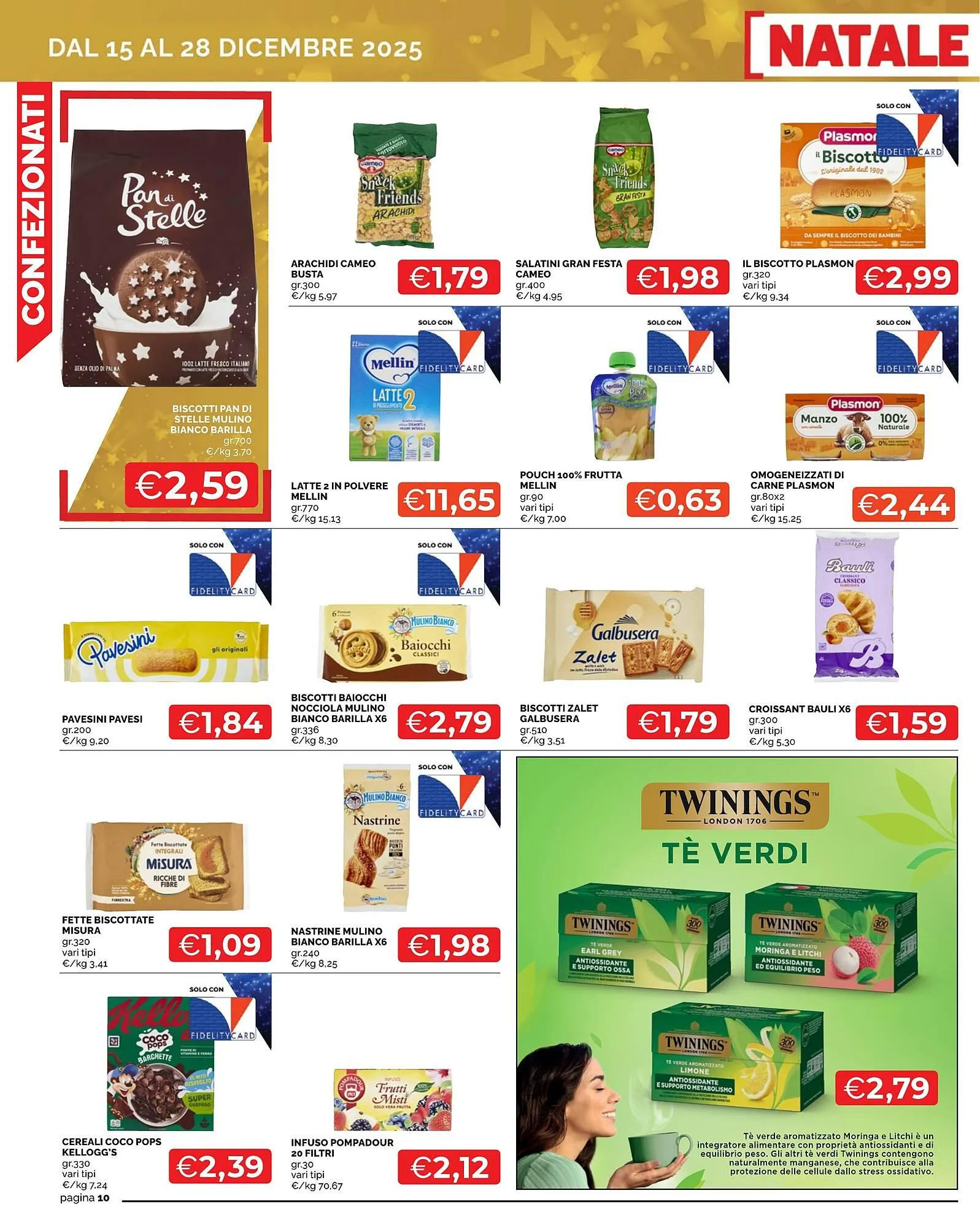 Volantino Mercatò da 15 dicembre a 28 dicembre di 2025 - Pagina del volantino 10