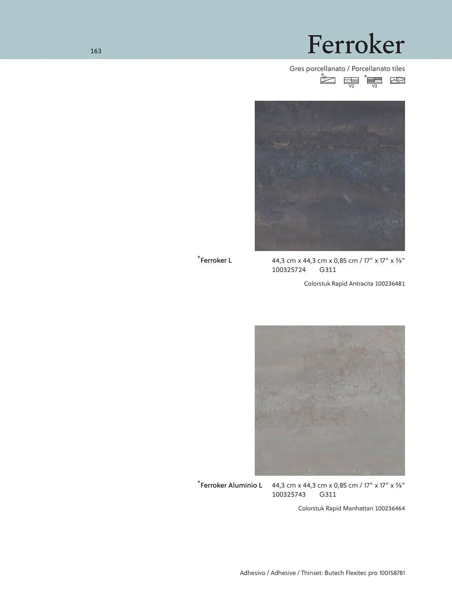 Catalogue Porcelanosa du 27 juin au 31 décembre 2025 - Catalogue page 163