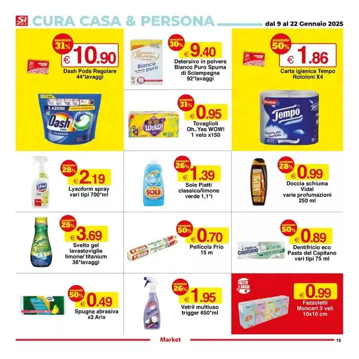 Sconti dal 25% al 50% da 9 gennaio a 22 gennaio di 2025 - Pagina del volantino 15