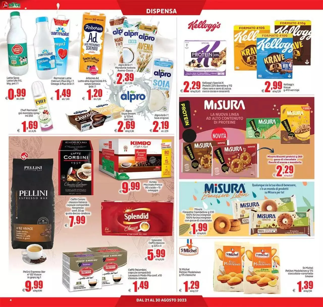 Volantino Elite Supermercati da 21 agosto a 30 agosto di 2023 - Pagina del volantino 4