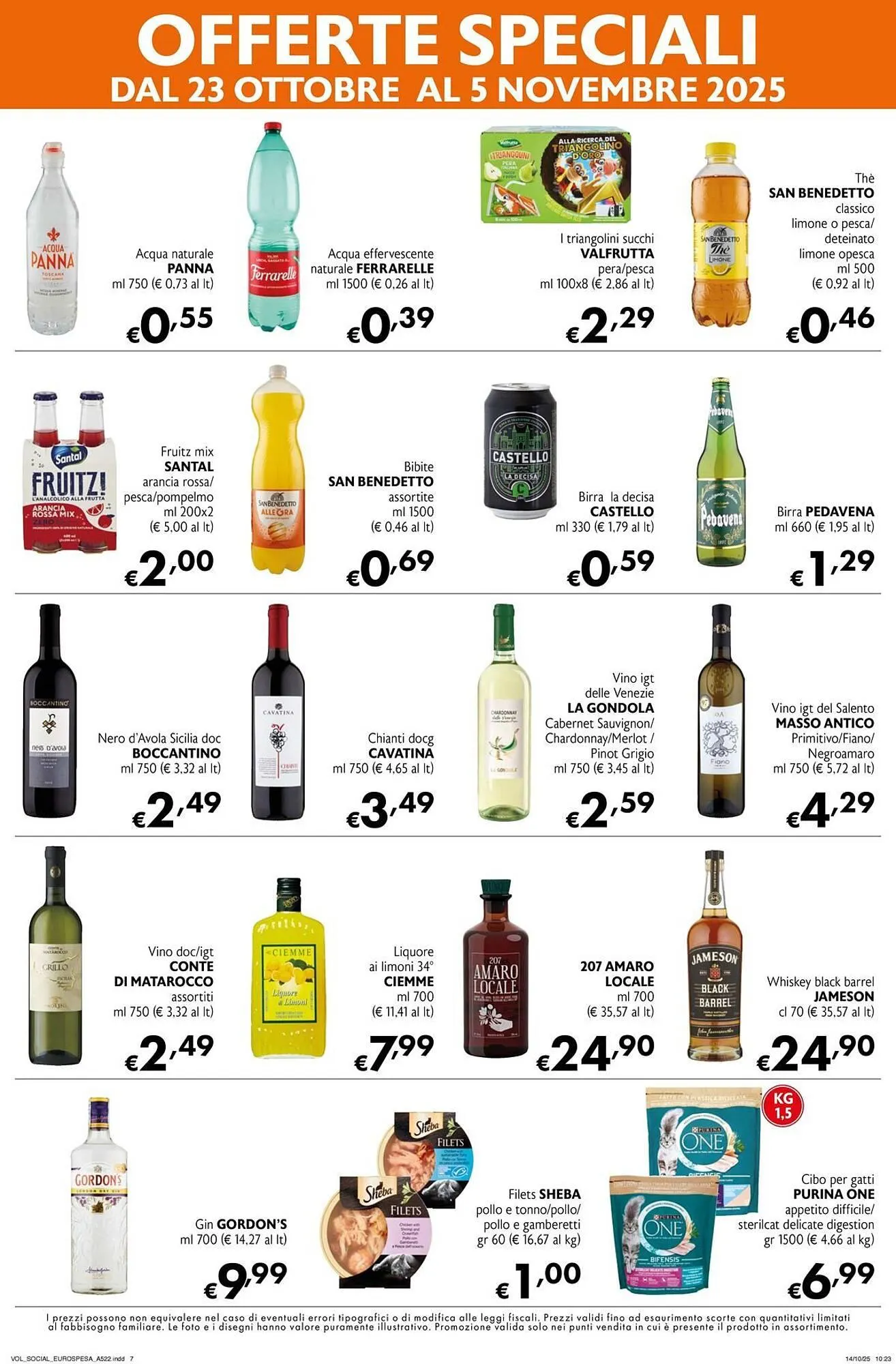 Volantino Eurospesa da 23 ottobre a 5 novembre di 2025 - Pagina del volantino 7